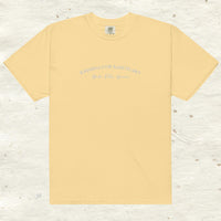 Heavyweight Embroidered T- Shirt - multiple colors available