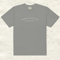 Heavyweight Embroidered T- Shirt - multiple colors available