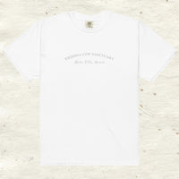 Heavyweight Embroidered T- Shirt - multiple colors available