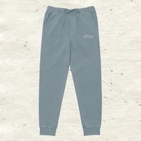 Embroidered Thick Cotton Sweatpants - multiple colors available