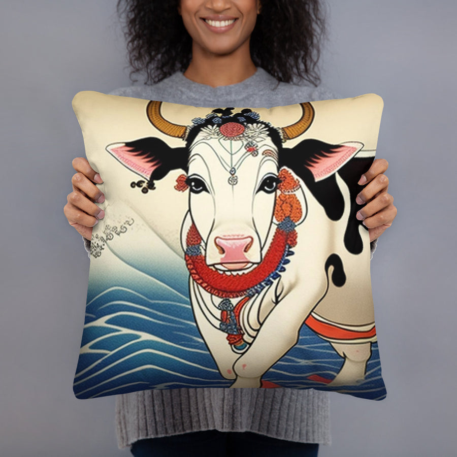 Hokusan Cow Cuddle Pillow