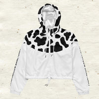 Cow-Print Windbreaker/Raincoat