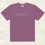 Heavyweight Embroidered T- Shirt - multiple colors available