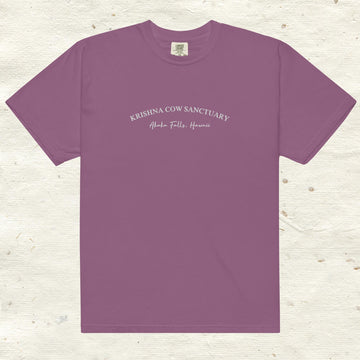 Heavyweight Embroidered T- Shirt - multiple colors available