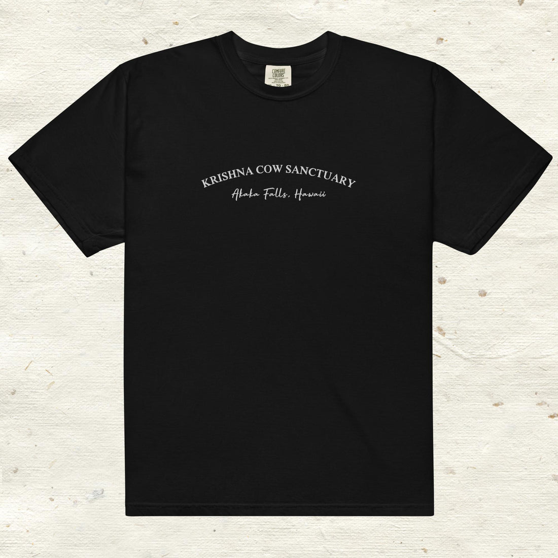 Heavyweight Embroidered T- Shirt - multiple colors available