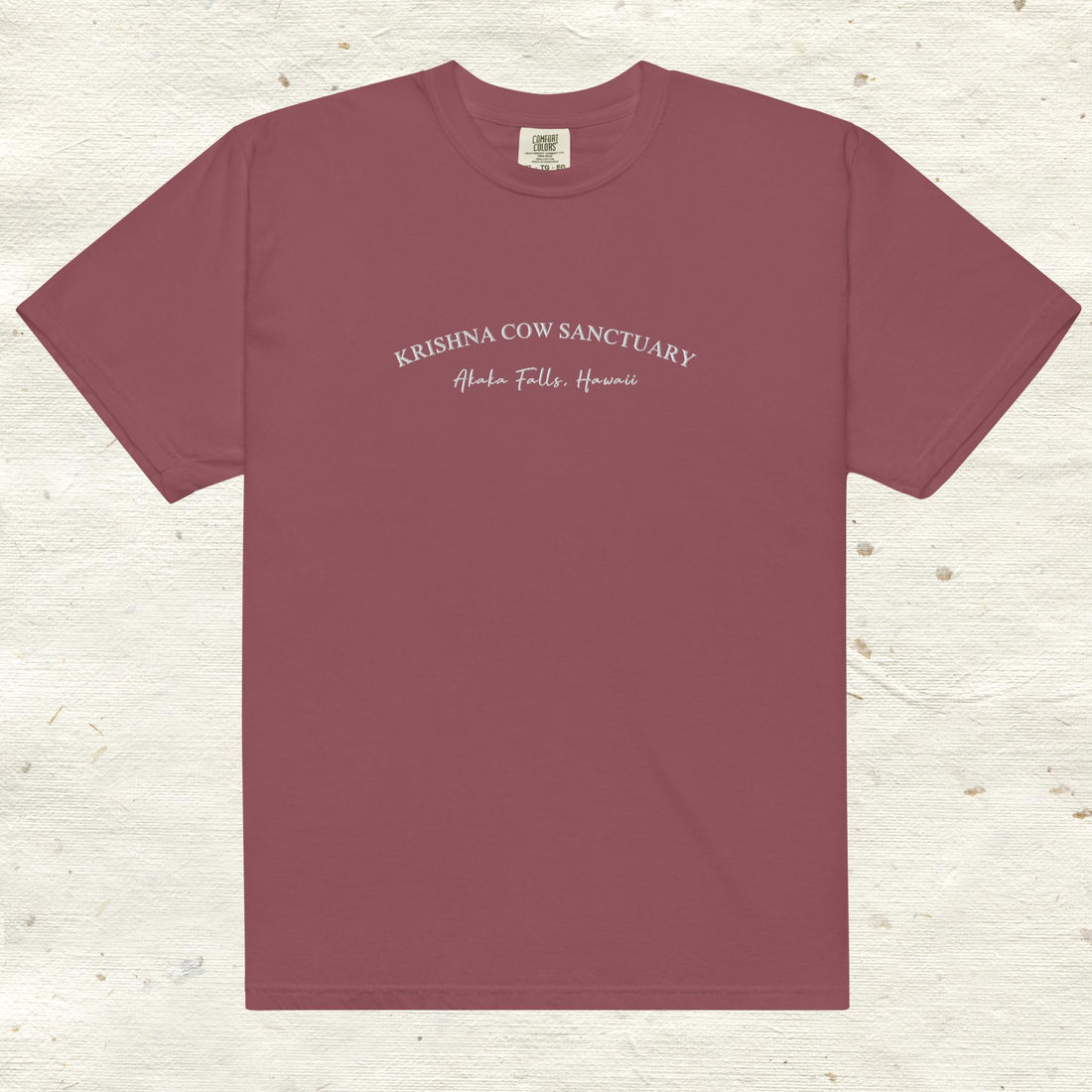 Heavyweight Embroidered T- Shirt - multiple colors available