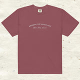 Heavyweight Embroidered T- Shirt - multiple colors available