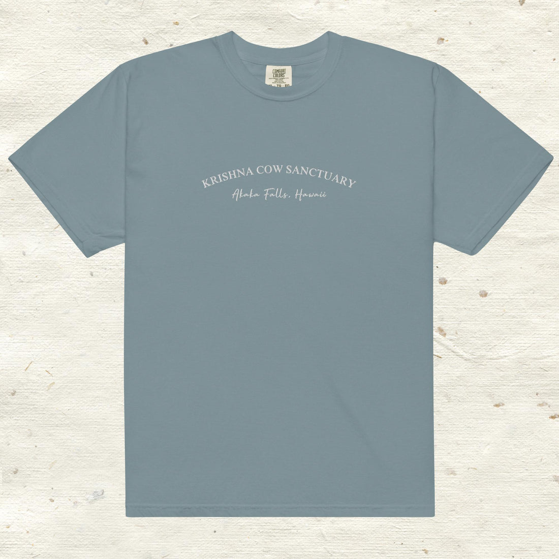 Heavyweight Embroidered T- Shirt - multiple colors available