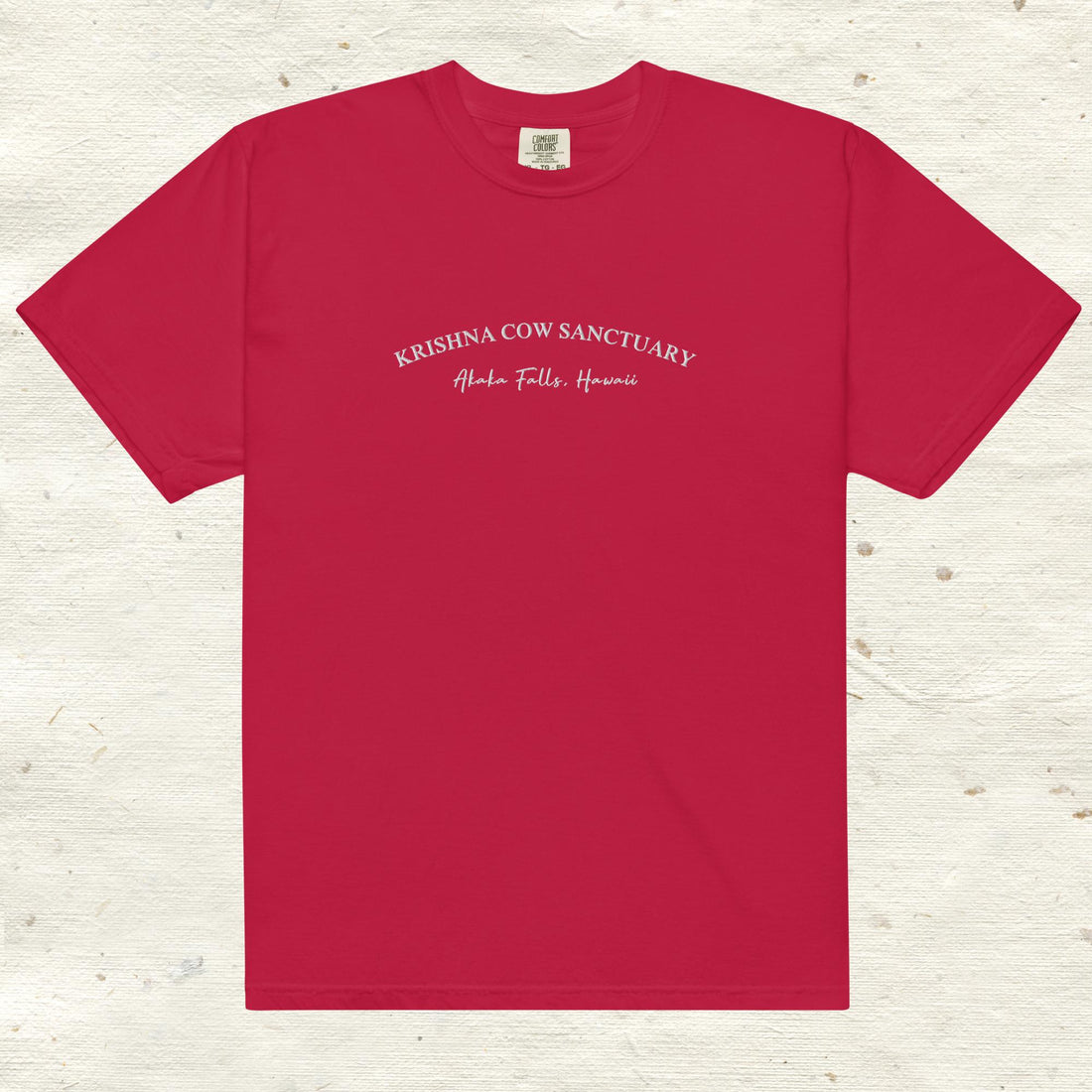 Heavyweight Embroidered T- Shirt - multiple colors available