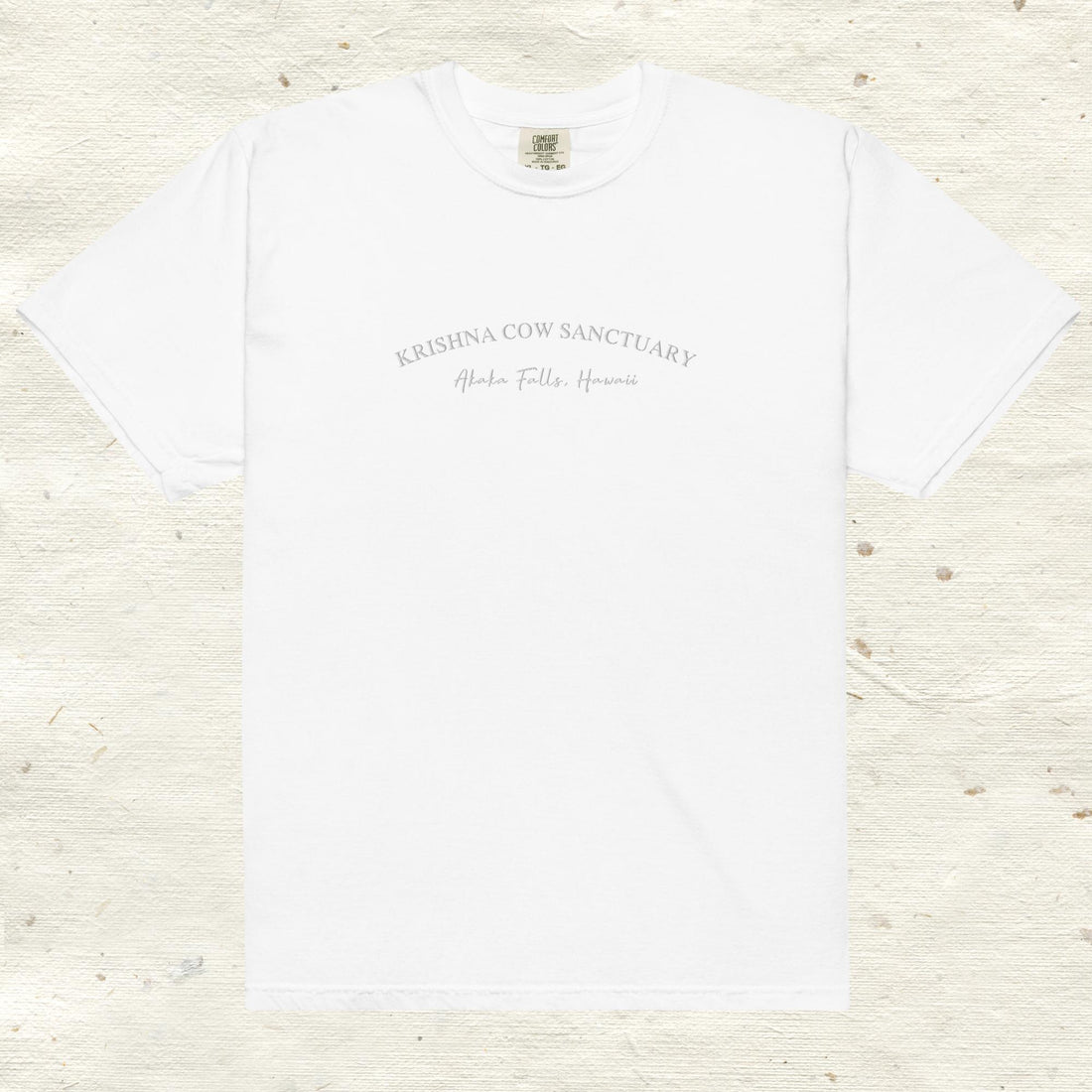 Heavyweight Embroidered T- Shirt - multiple colors available