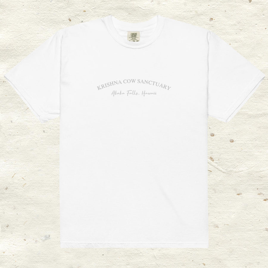 Heavyweight Embroidered T- Shirt - multiple colors available