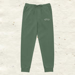 Embroidered Thick Cotton Sweatpants - multiple colors available
