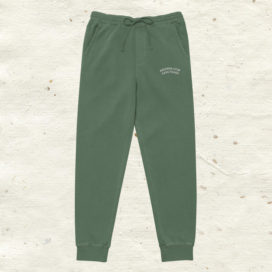 Embroidered Thick Cotton Sweatpants - multiple colors available