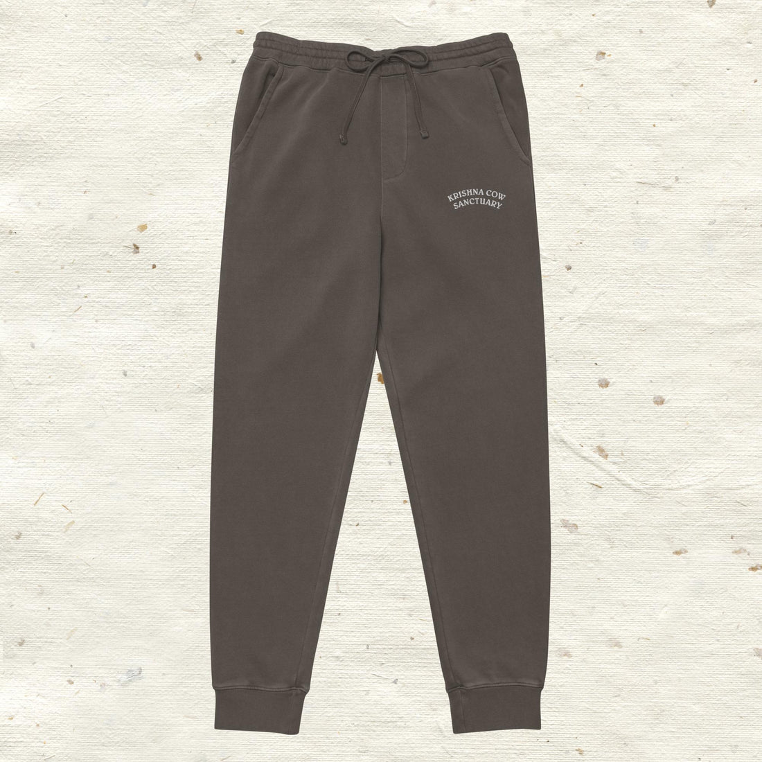 Embroidered Thick Cotton Sweatpants - multiple colors available