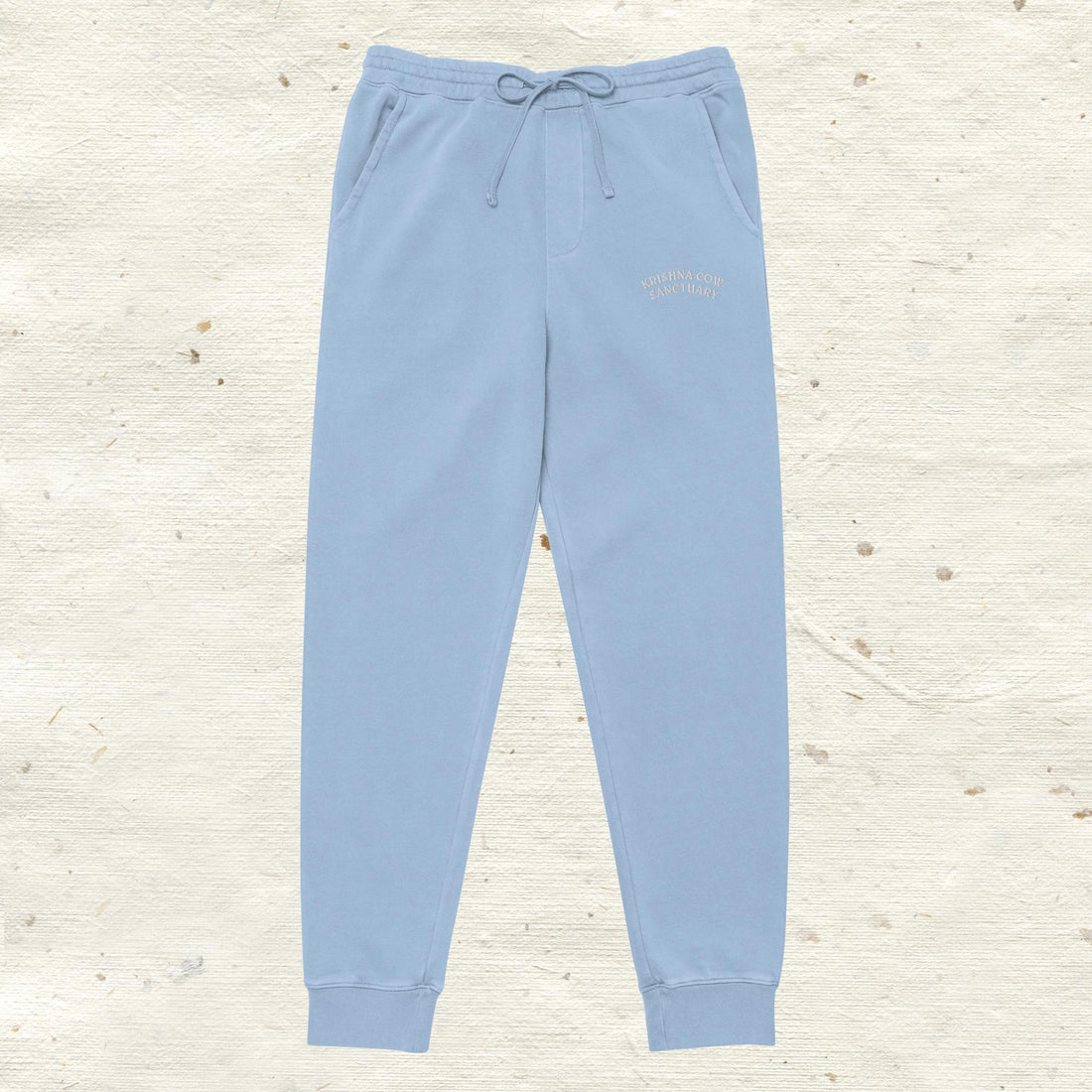 Embroidered Thick Cotton Sweatpants - multiple colors available