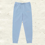 Embroidered Thick Cotton Sweatpants - multiple colors available