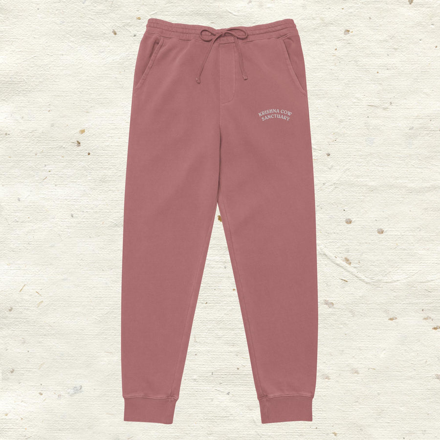 Embroidered Thick Cotton Sweatpants - multiple colors available