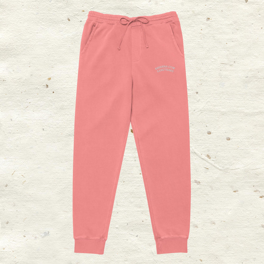 Embroidered Thick Cotton Sweatpants - multiple colors available
