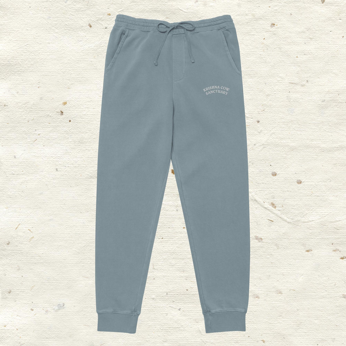 Embroidered Thick Cotton Sweatpants - multiple colors available