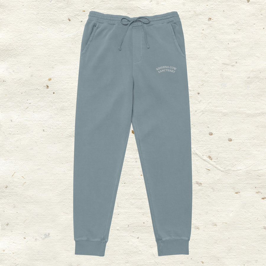 Embroidered Thick Cotton Sweatpants - multiple colors available